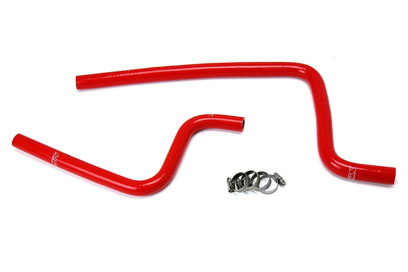HPS Silicone Heater Hoses - 1997-2002 Jeep Wrangler 2.5L 4Cyl - Red (57-1590-RED)