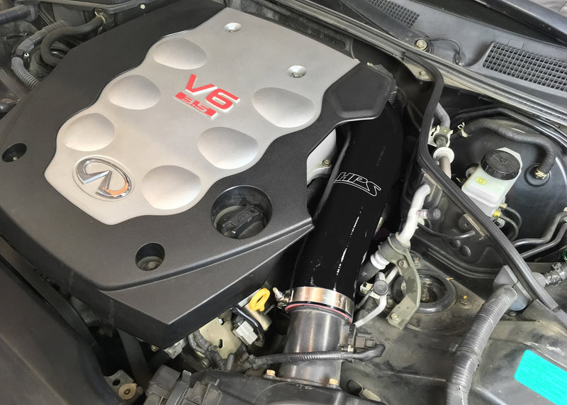 HPS Silicone Air Intake Hose - Black (57-1592-BLK)