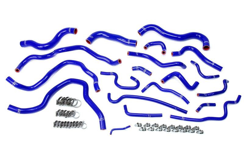 HPS Silicone Radiator and Heater Hoses - 2016-2019 Honda Civic 2.0L Non Turbo - Blue (57-1607-BLUE)