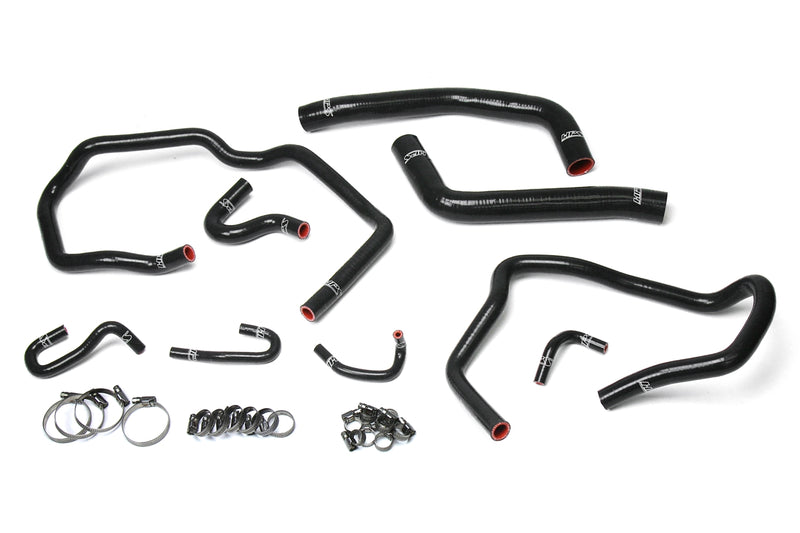 HPS Silicone Radiator and Heater Hoses - 2010-2014 Toyota FJ Cruiser 4.0L V6 - Black (57-1611-BLK)