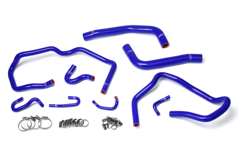HPS Silicone Radiator and Heater Hoses - 2010-2014 Toyota FJ Cruiser 4.0L V6 - Blue (57-1611-BLUE)