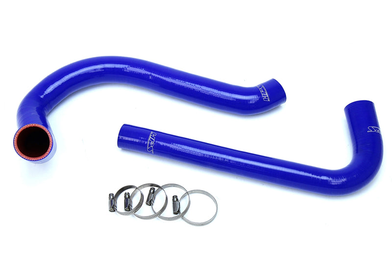 HPS Silicone Radiator Hoses - 1987-1995 Jeep Wrangler YJ 2.5L - Blue (57-1627-BLUE)