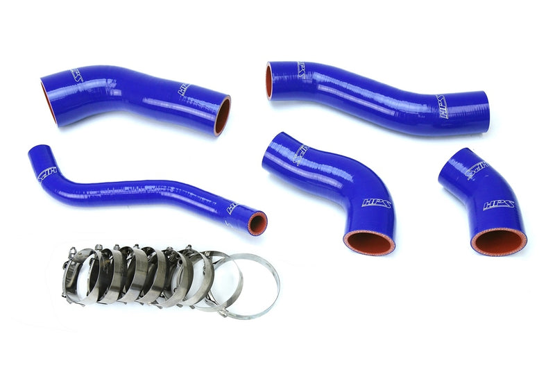 HPS Silicone Intercooler Hoses - 2013-2017 Hyundai Veloster 1.6L Turbo - Blue (57-1629-BLUE)
