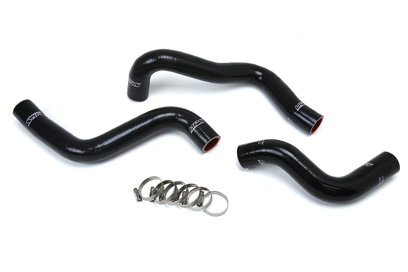 HPS Silicone Radiator Hoses - 2004-2011 Mazda RX8 - Black (57-1634-BLK)