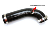 HPS Silicone Air Intake Hose - 2012-2017 Jeep Wrangler JK 3.6L V6 - Black (57-1639-BLK)