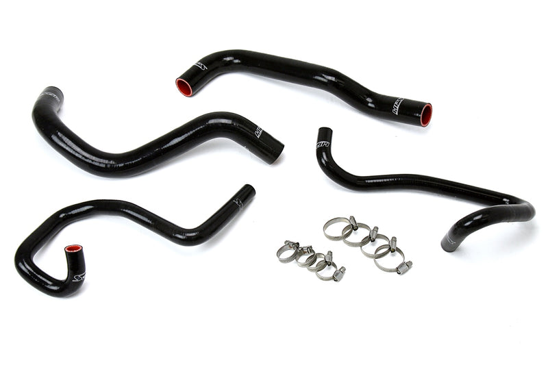 HPS Silicone Radiator and Heater Hoses - 2005-2018 Toyota Tacoma 2.7L 4Cyl - Black (57-1640-BLK)