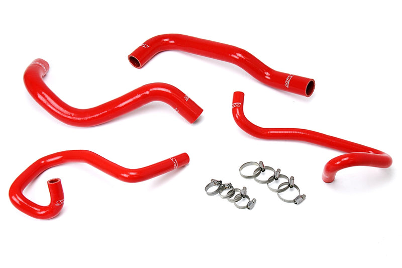 HPS Silicone Radiator and Heater Hoses - 2005-2018 Toyota Tacoma 2.7L 4Cyl - Red (57-1640-RED)