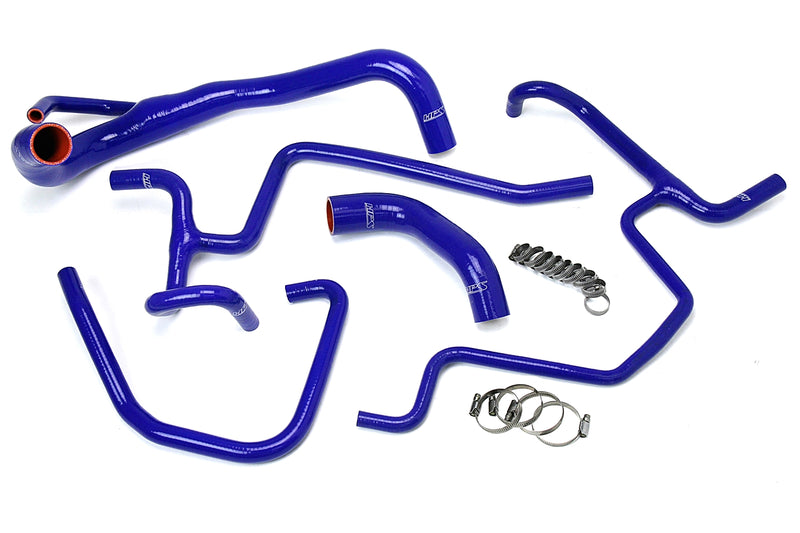 HPS Silicone Radiator and Heater Hoses - 2011-2018 Dodge Charger 5.7L V8 Pursuit - Blue (57-1646-BLUE)