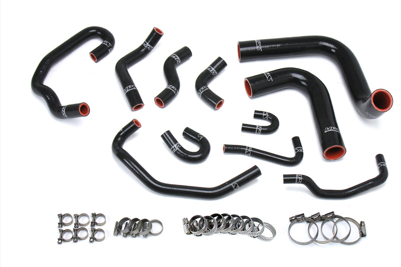 HPS Silicone Radiator and Heater Hoses - Black (57-1654-BLK)