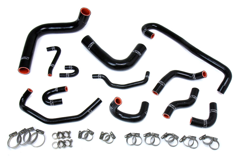 HPS Silicone Radiator and Heater Hoses - Black (57-1656-BLK)