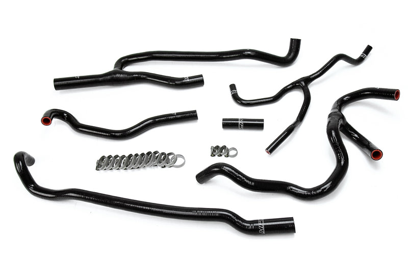 HPS Silicone Heater Hoses - 2016-2017 Chevy Camaro SS Coupe 6.2L V8 - Black (57-1660-BLK)