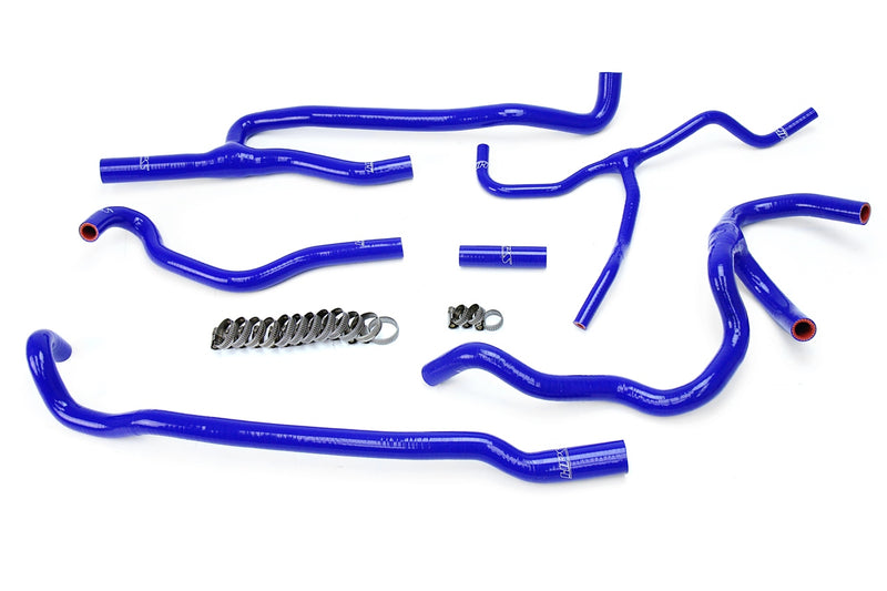 HPS Silicone Heater Hoses - 2016-2017 Chevy Camaro SS Coupe 6.2L V8 - Blue (57-1660-BLUE)