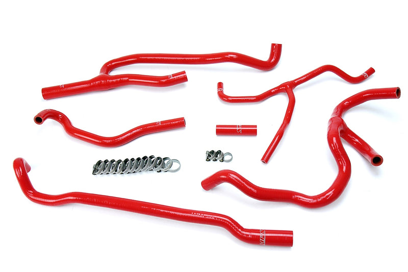 HPS Silicone Heater Hoses - 2016-2017 Chevy Camaro SS Coupe 6.2L V8 - Red (57-1660-RED)