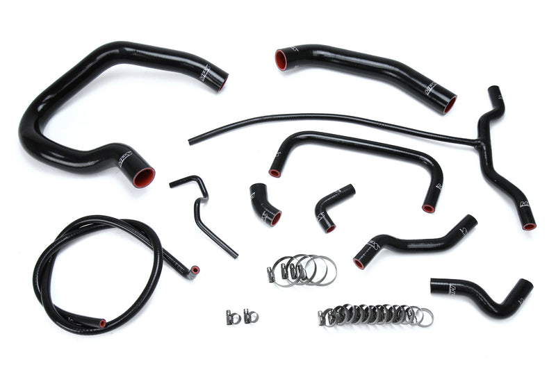 HPS Silicone Radiator and Heater Hoses - 2004-2011 Ford Ranger 4.0L V6 - Black (57-1661-BLK)