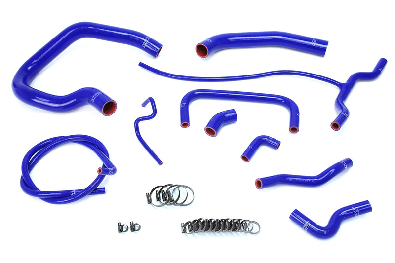HPS Silicone Radiator and Heater Hoses - 2004-2011 Ford Ranger 4.0L V6 - Blue (57-1661-BLUE)