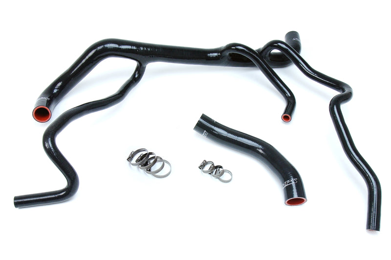 HPS Silicone Radiator Hoses - 2016-2017 Chevy Camaro SS Coupe 6.2L V8 - Black (57-1664-BLK)