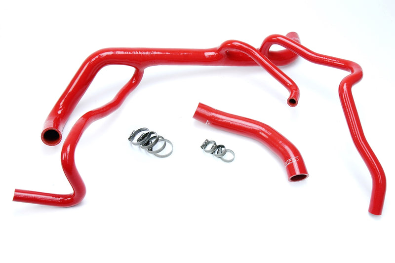 HPS Silicone Radiator Hoses - 2016-2017 Chevy Camaro SS Coupe 6.2L V8 - Red (57-1664-RED)