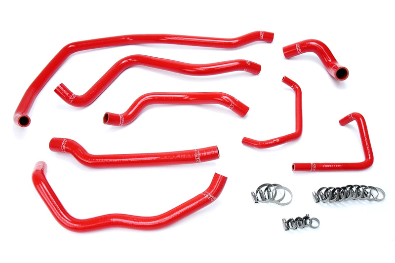 HPS Silicone Radiator Hoses - 2014-2018 Polaris RZR XP 1000 - Red (57-1666-RED)