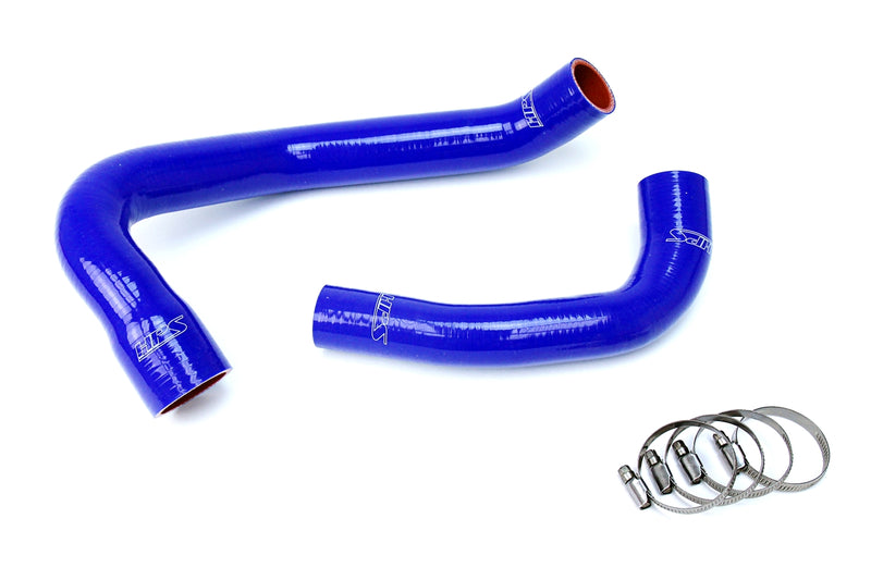 HPS Silicone Radiator Hoses - 1997-2006 Jeep Wrangler TJ 4.0L - Blue (57-1688-BLUE)