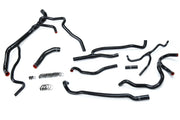 HPS Silicone Radiator and Heater Hoses - 2016-2017 Chevy Camaro SS Coupe 6.2L V8 - Black (57-1707-BLK)