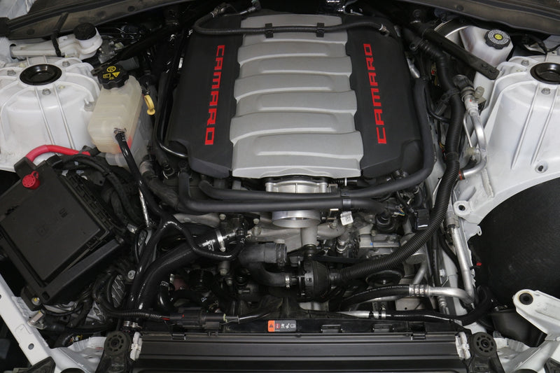 HPS Silicone Radiator and Heater Hoses - 2016-2017 Chevy Camaro SS Coupe 6.2L V8 - Black (57-1707-BLK)