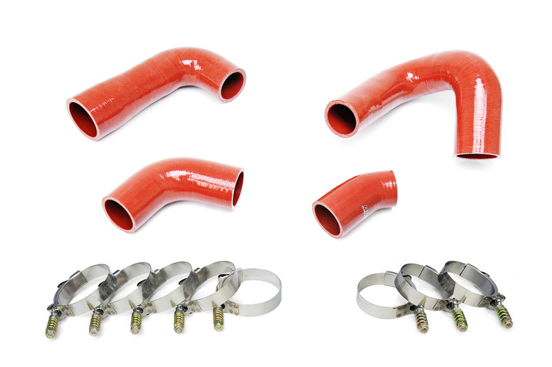 HPS Silicone Transmission Oil Cooler Coolant Hose - 2007-2010 Mack Trucks LEU612 - Orange (57-1708)