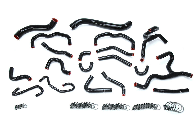 HPS Silicone Radiator and Heater Hoses - Black (57-1709-BLK)