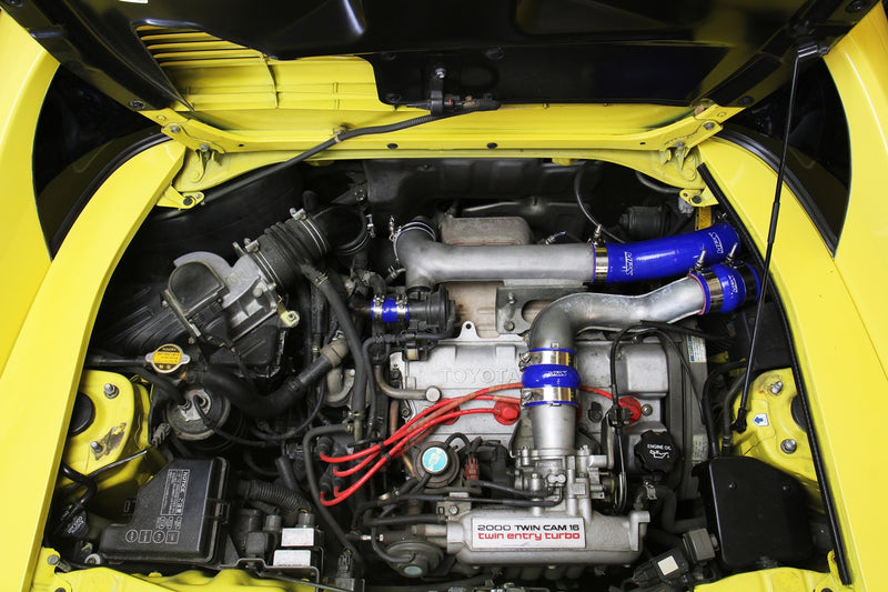 HPS Silicone Intercooler Hoses - 1991-1995 Toyota MR2 2.0L Turbo - Blue (57-1711-BLUE)