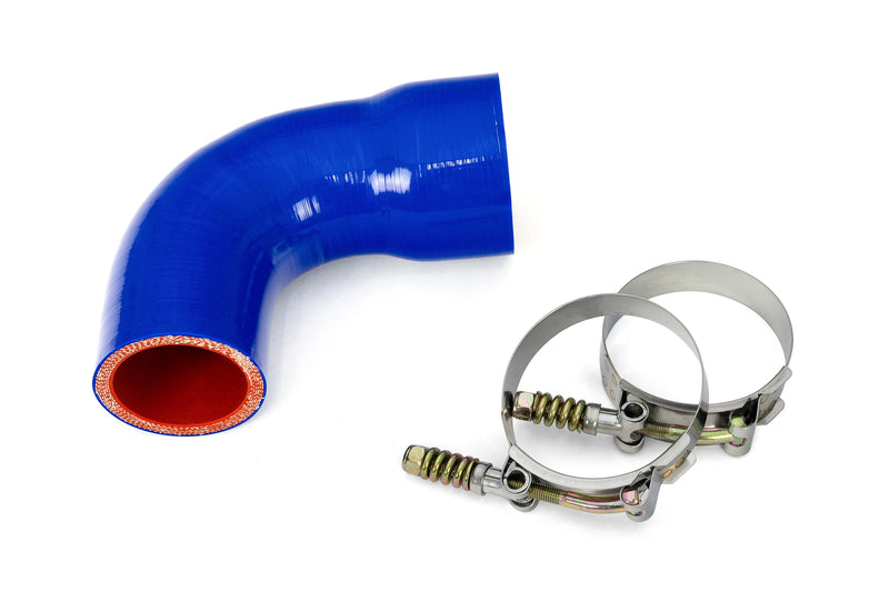 HPS Silicone Transmission Oil Cooler Coolant Hose - Volvo Mack Truck MP7 Engine - Blue (57-1715-BLUE)