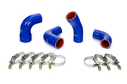 HPS Silicone Transmission Oil Cooler Coolant Hose - 2007-2016 Mack Trucks MP7 Engine - Blue (57-1722-BLUE)