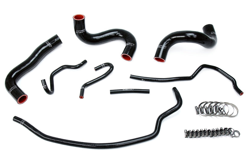 HPS Silicone Radiator Hoses - 2009-2013 Toyota Corolla 1.8L - Black (57-1723-BLK)