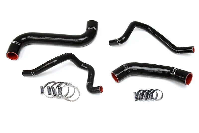 HPS Silicone Radiator and Heater Hoses - 2004-2005 Subaru Impreza 2.5L Non Turbo - Black (57-1733-BLK)