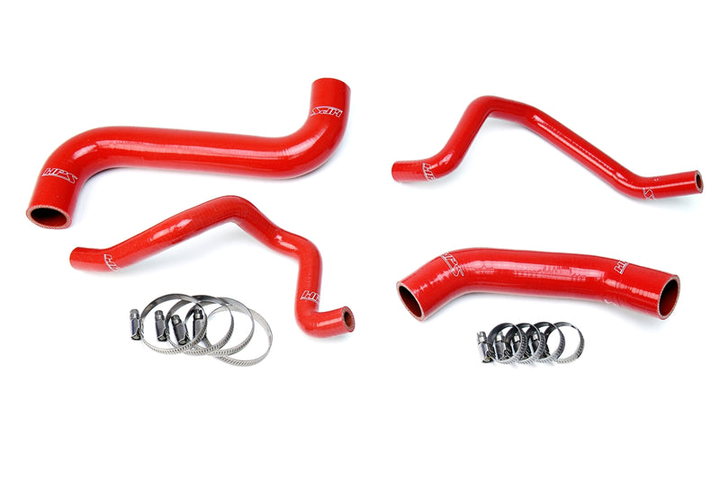 HPS Silicone Radiator and Heater Hoses - 2004-2005 Subaru Impreza 2.5L Non Turbo - Red (57-1733-RED)