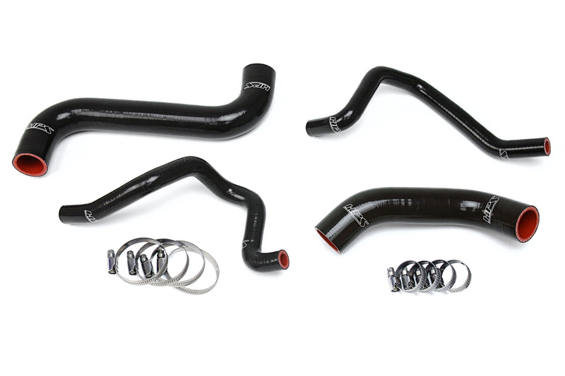 HPS Silicone Radiator and Heater Hoses - 2006-2007 Subaru Impreza 2.5L Non Turbo - Black (57-1734-BLK)