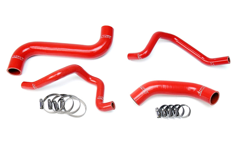 HPS Silicone Radiator and Heater Hoses - 2006-2007 Subaru Impreza 2.5L Non Turbo - Red (57-1734-RED)