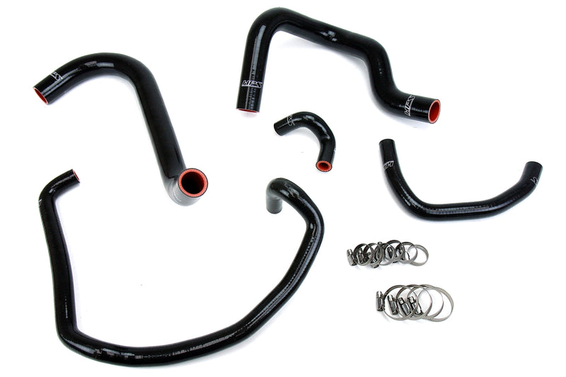HPS Silicone Radiator and Heater Hoses - 1995-2004 Toyota Tacoma 2.4L 4Cyl - Black (57-1746-BLK)