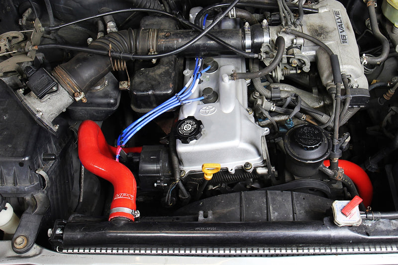 HPS Silicone Radiator Hoses - 1995-2004 Toyota Tacoma 2.4L 4Cyl - Red (57-1746R-RED)