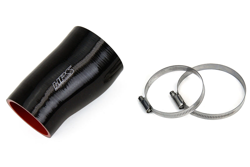 HPS Silicone Air Intake Hose - Black (57-1765-BLK)