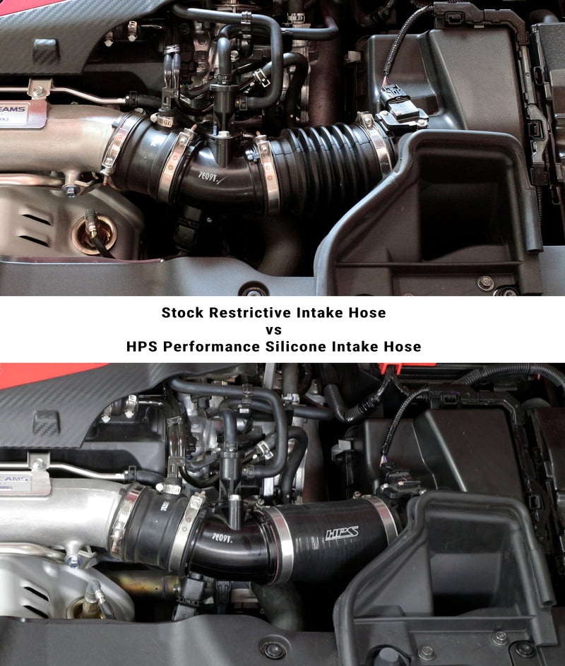 HPS Silicone Air Intake Hose - Blue (57-1765-BLUE)