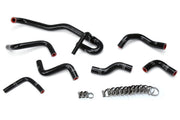 HPS Silicone Heater Hoses - 1989-1992 Toyota 4Runner 3.0L V6 with Rear Heater Left Hand Drive - Black (57-1766-BLK)