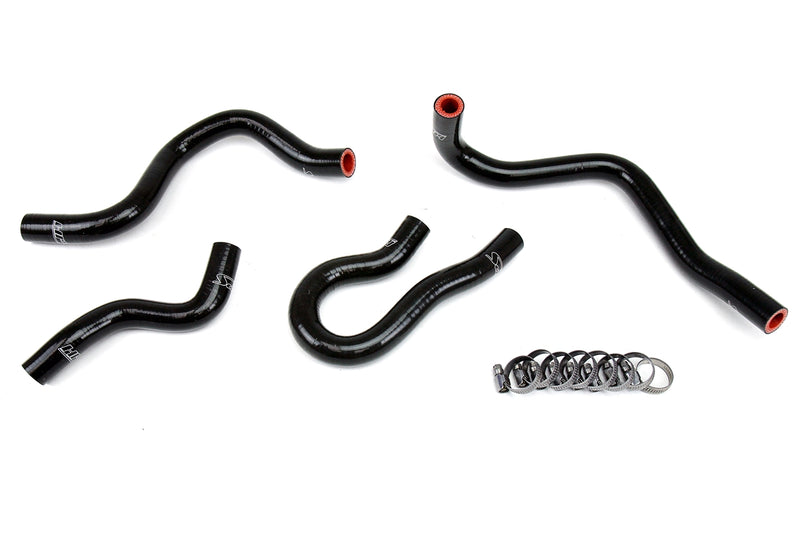 HPS Silicone Heater Hoses - 1999-2000 Honda Civic Si B16 1.6L DOHC - Black (57-1769-BLK)