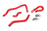 HPS Silicone Heater Hoses - 1996-2000 Honda Civic CX DX LX 1.6L D16 SOHC - Red (57-1773-RED)