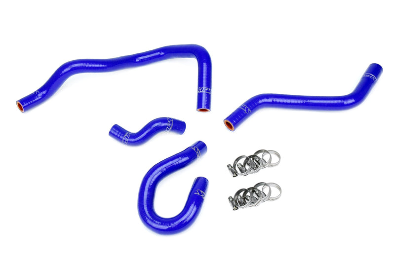 HPS Silicone Heater Hoses - 1996-2000 Honda Civic EX HX 1.6L D16 SOHC - Blue (57-1774-BLUE)