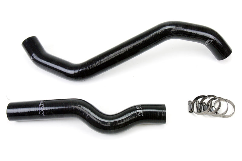 HPS Silicone Radiator Hoses - 2006-2009 Infiniti M35 3.5L V6 - Black (57-1792R-BLK)