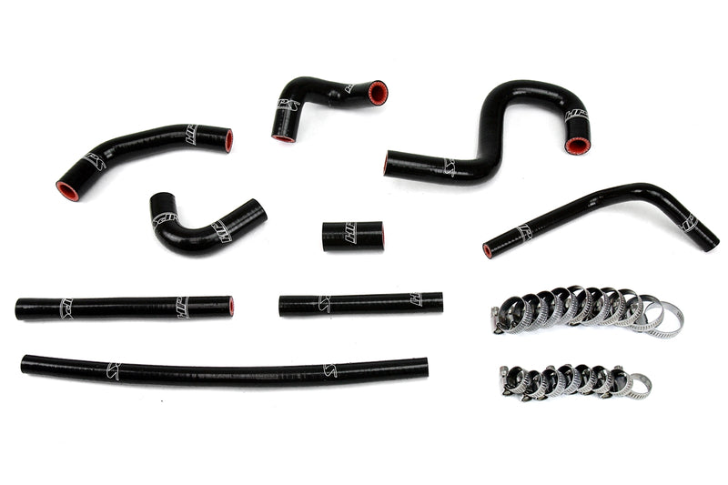 HPS Silicone Heater Hoses - 1996-2002 Toyota 4Runner 3.4L V6 with rear heater - Black (57-1798-BLK)