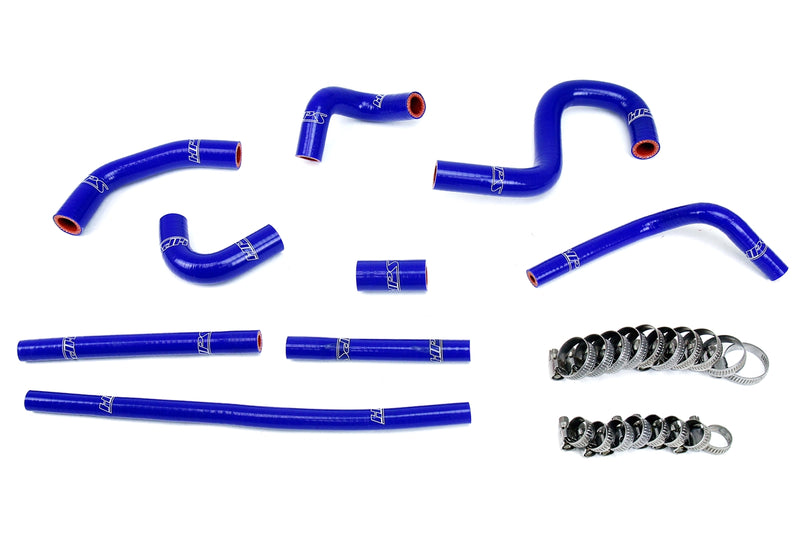 HPS Silicone Heater Hoses - 1996-2002 Toyota 4Runner 3.4L V6 with rear heater - Blue (57-1798-BLUE)