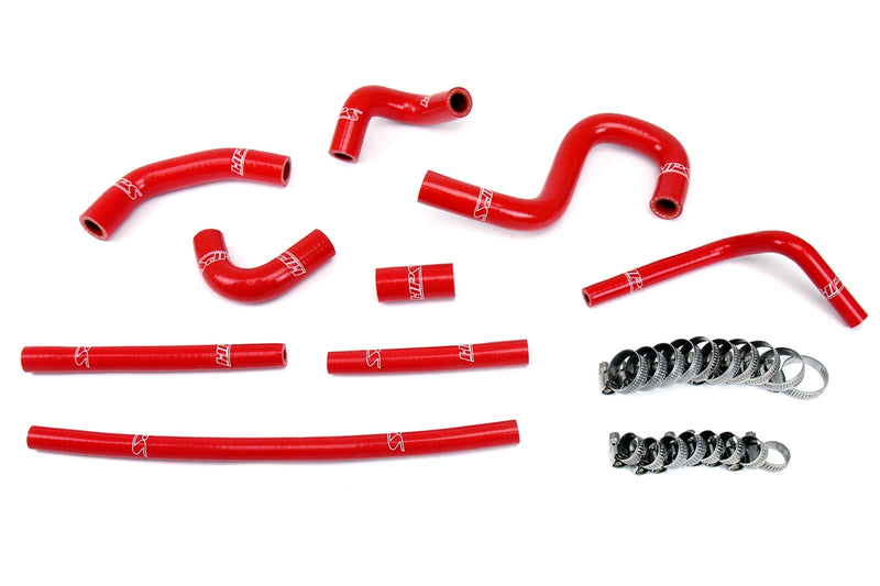 HPS Silicone Heater Hoses - 1996-2002 Toyota 4Runner 3.4L V6 with rear heater - Red (57-1798-RED)