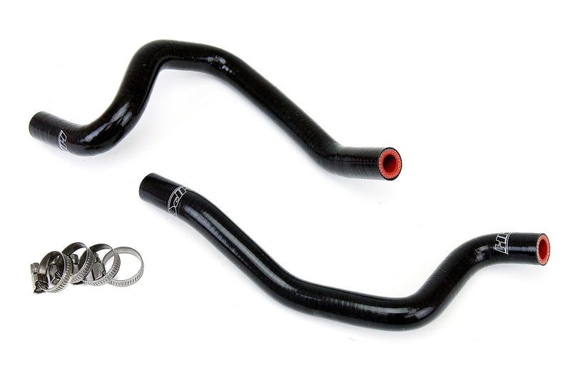 HPS Silicone Heater Hoses - 2002-2003 Subaru Impreza WRX 2.0L Turbo - Black (57-1802-BLK)