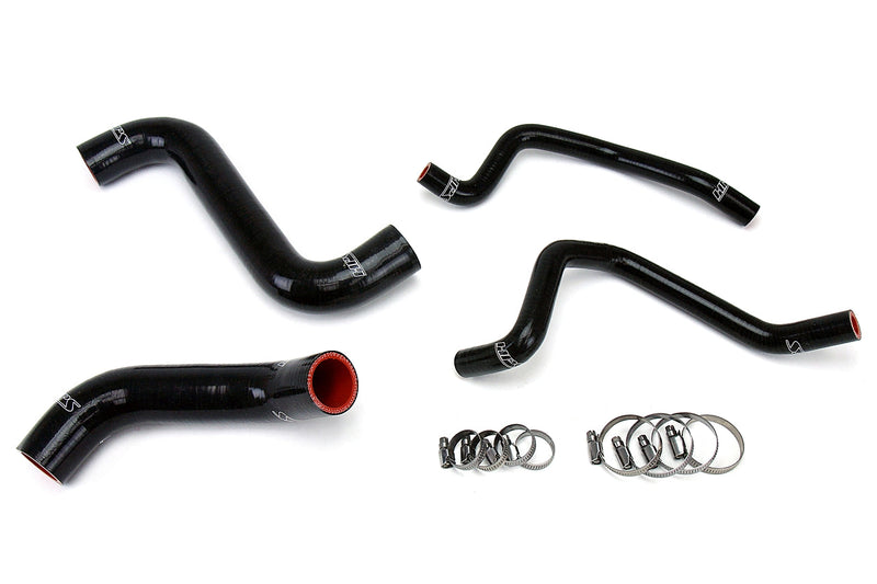 HPS Silicone Radiator and Heater Hoses - 2004 Subaru Impreza WRX 2.0L Turbo - Black (57-1810-BLK)