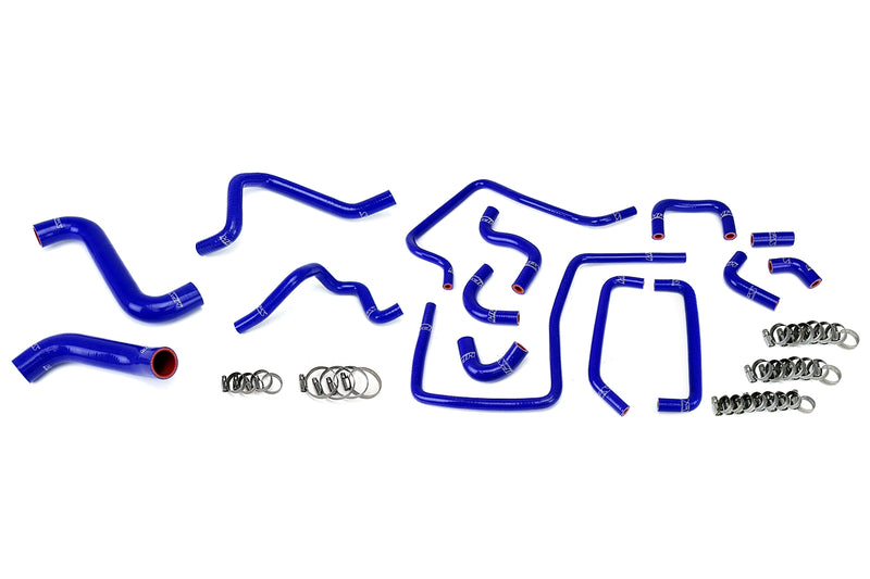 HPS Silicone Radiator, Heater and ancillary Hoses - Blue (57-1814-BLUE)